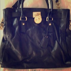 Black Michael Kors leather purse